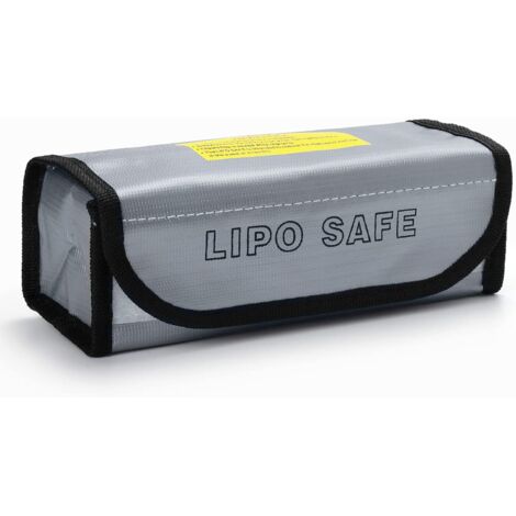 Bolsa de seguridad para baterías Lipo, bolsa ignífuga LiPo Guard para baterías Lipo, protección contra incendios y explosiones.