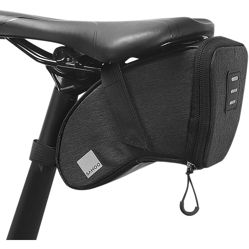 

Sahoo - Bolsa de sillin de bicicleta Bolsa de asiento de bicicleta impermeable Bolsa de poste de asiento trasero de ciclismo reflectante Bolsa de