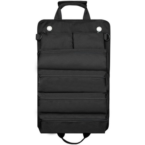Bolsa de tela Oxford, organizador de herramientas multifuncional con 6 bolsillos para guardar herramientas domésticas y profesionales.