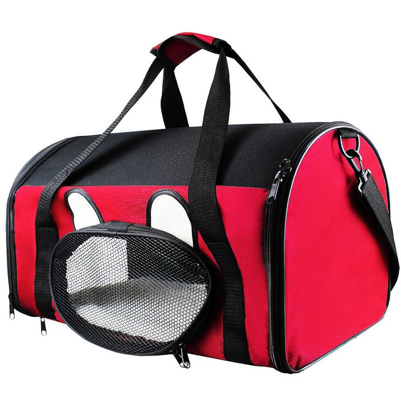 

Bolsa de Transporte para Animales, Bolsa para Gatos y Perros, 50 x 31 x 29 cm, Rojo, Material: Material de malla, Poli