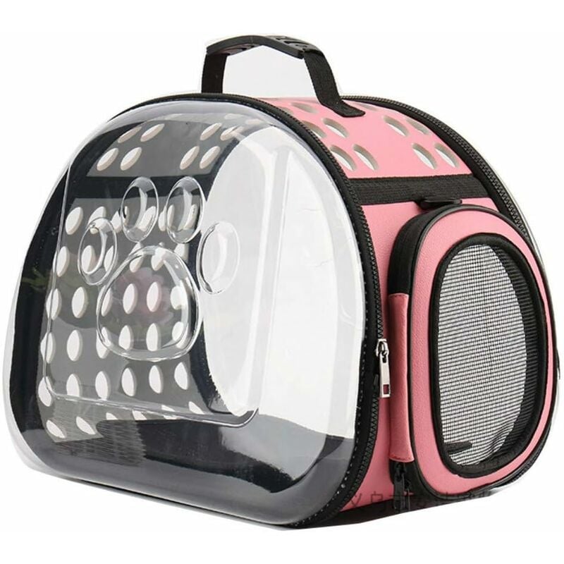 

Bolsa de transporte para gatos, perros y otras mascotas Bolso de mano ligero y transpirable con correa para el hombro para viajar Bolsa de transporte