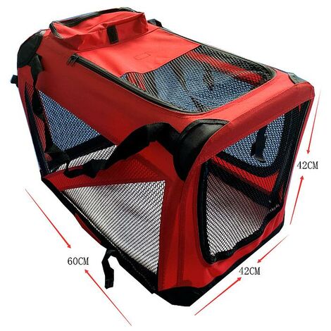 Bolsa de transporte para perros gatos animales plegables cachorros medio