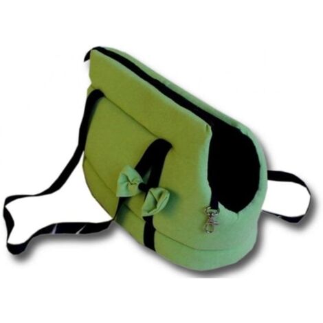 Bolsa de transporte para perros - perros pequeños - bolsa de transporte para perros - verde - 36x19x23 cm - elegante - bandolera