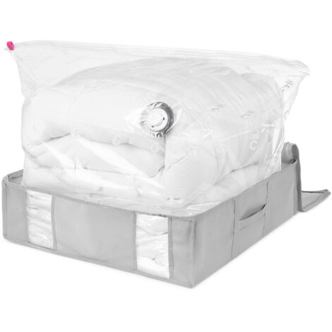 Bolsa de vacío Granit gris claro Al.16,5 x L.56 x P.56 cm Centrale Brico
