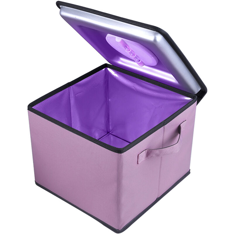 

Bolsa desinfectante con luz ultravioleta, con bolsillo para asas laterales con temporizador de pantalla LCD 360S