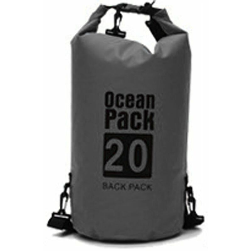 

Bolsa flotante de agua, Bolsa impermeable para exteriores, Bolsa flotante para natacion, Bolsa de almacenamiento para natacion,Gris, 20L
