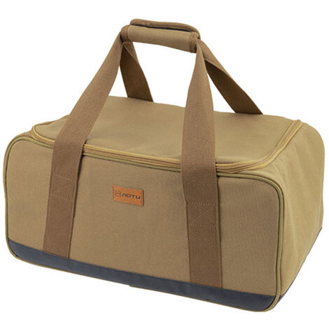 Bolsa impermeable para acampar, equipo para acampar al aire libre, utensilios de cocina, bolsa de almacenamiento, estuche de transporte, Caqui