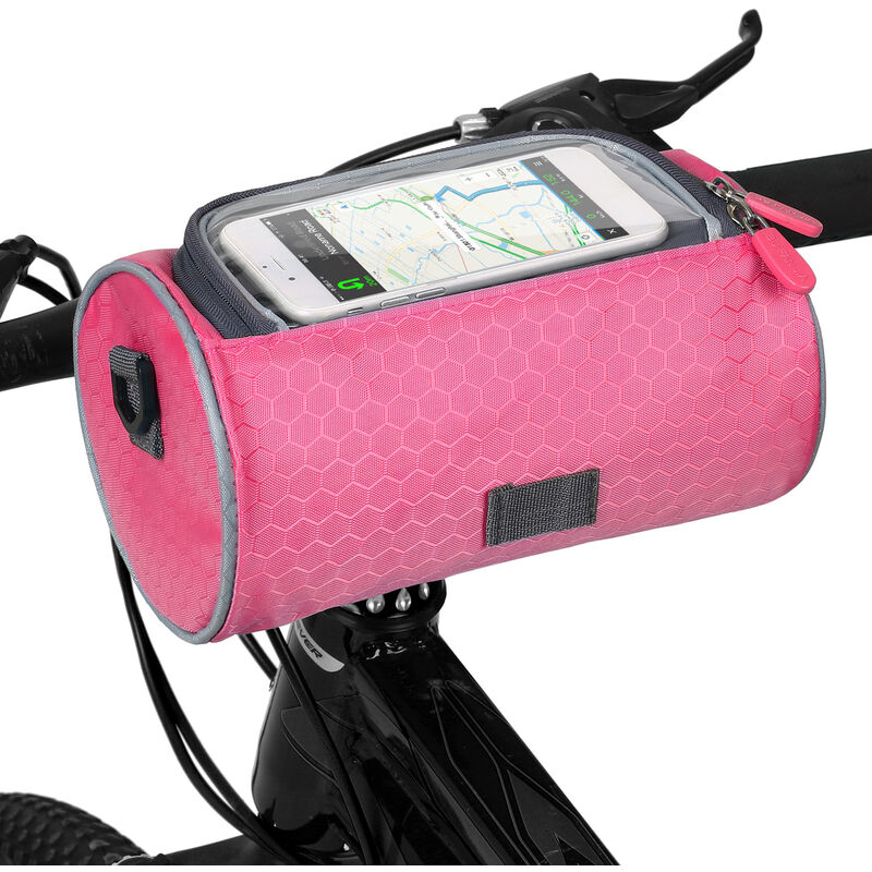 

Bolsa impermeable para manillar de bicicleta, bolsa frontal para bicicleta, bolsa con soporte para telefono con pantalla tactil, bolsa de hombro,