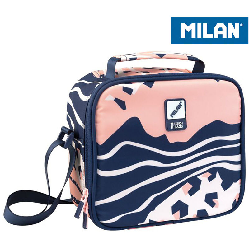 

Bolsa isotérmica porta alimentos con 3 recipientes melt rosa 3,5l - Milan