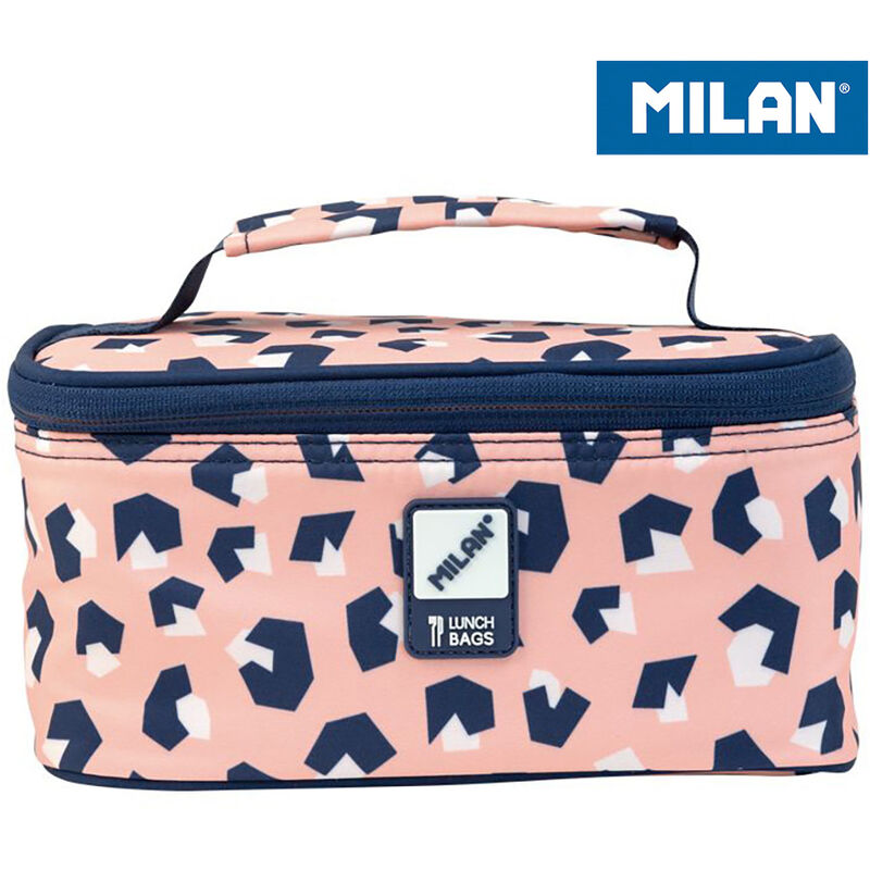 

MILAN Bolsa isotérmica porta alimentos pequeña con 1 recipiente melt rosa 1,5l milan