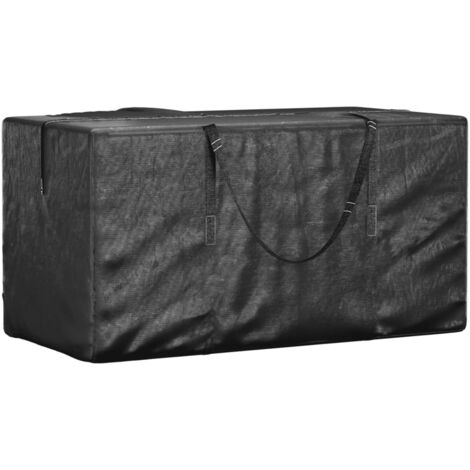 Bolsa para árbol de Navidad polietileno negro 150x75x75 cm