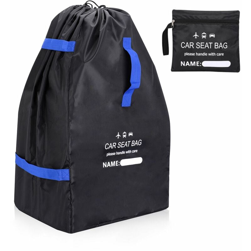 

Bolsa para asiento de automovil Mochila para viajes aereos Bolsa de almacenamiento universal para asiento de automovil infantil para control de
