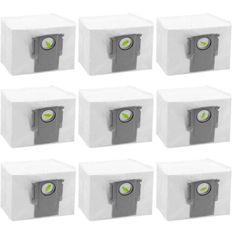 Bolsa para aspiradora S7 MaxV Ultra para Roborock S7 MaxV Ultra/S7 Pro Ultra/Q5/Q5+/Q5+ Plus/Q7/Q7+/Q7 Max/Q7 Max+, bolsa desechable de repuesto de gran capacidad (9 bolsas)