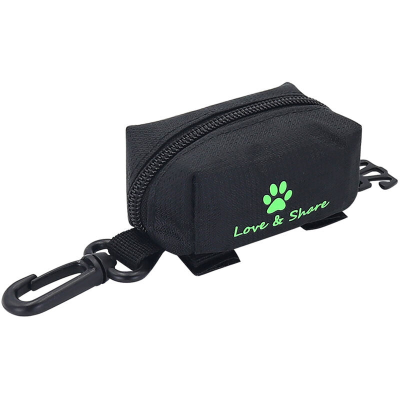 

Bolsa para excremento para mascotas, accesorio para dispensador de bolsas de basura, negro