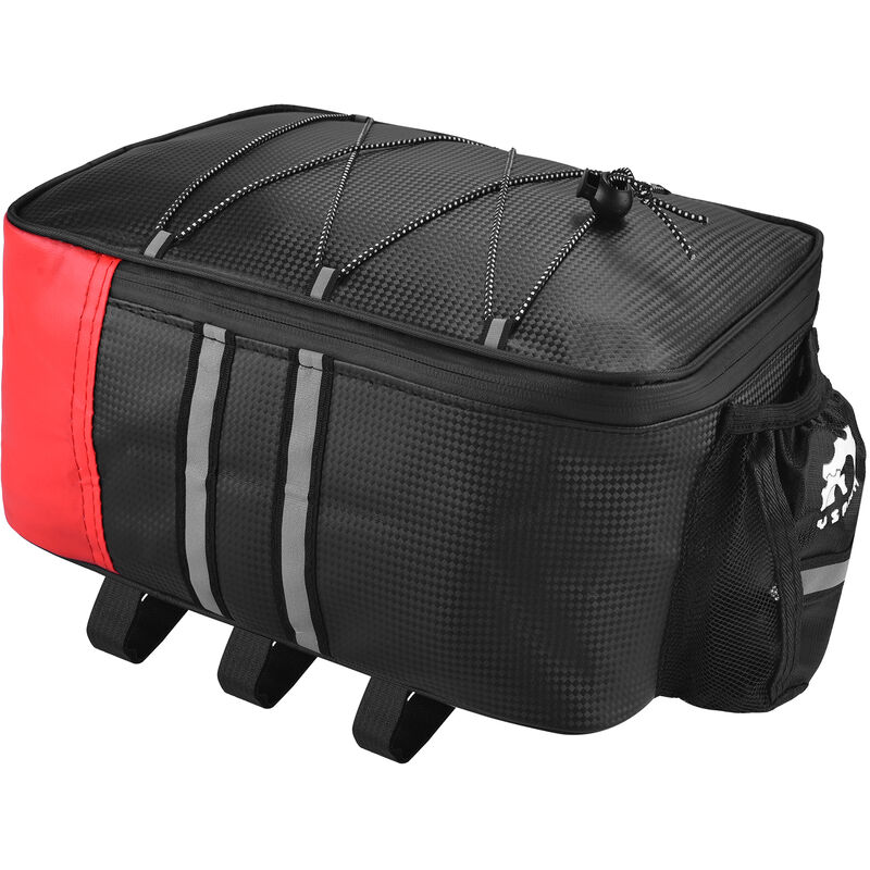 

Ysanam - Bolsa para maletero de bicicleta Bolsa trasera para bicicleta Bolsa para rejilla para bicicleta Bolsa para transporte de bicicleta,rojo