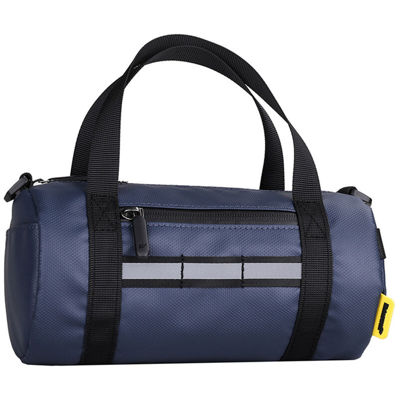 

Rhinowalk - Bolsa para manillar de bicicleta, bolsa para manillar, bolsa para cuadro frontal, con correa de hombro desmontable, Azul