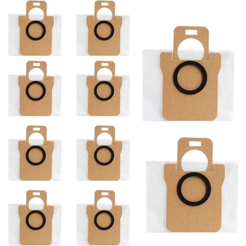 Bolsa para polvo aplicable dreametech l10s ultra / L10 ultra / L20 ultra 10 Pack, bolsa para polvo de 3L compatible con accesorios de aspiradora