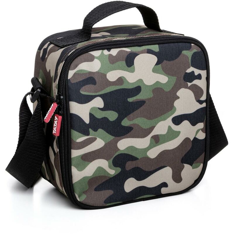 

Bolsa porta alimentos enrollable 250x300x260mm 4,2l poliester verde camuflaje casual tatay 1 ud 1167517