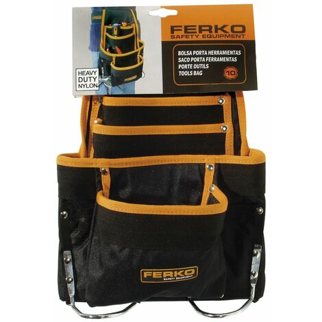 BOLSA PORTA-HERRAMIENTAS 10 BOLSILLOS FERKO F-991056