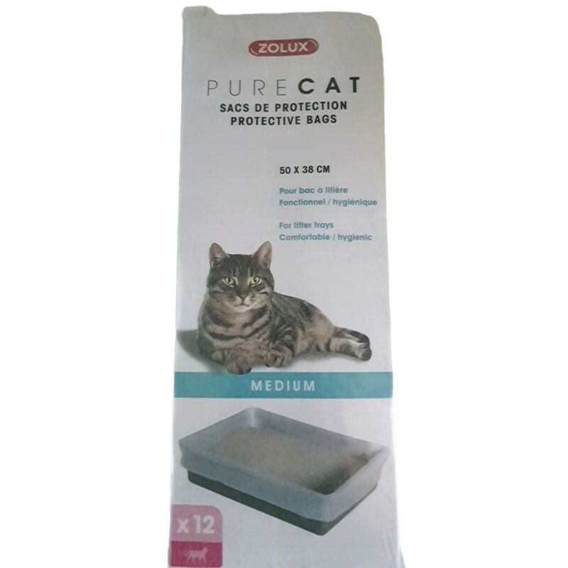 

Bolsa protectora para la caja de arena. 50 x 38 cm. para gatos.