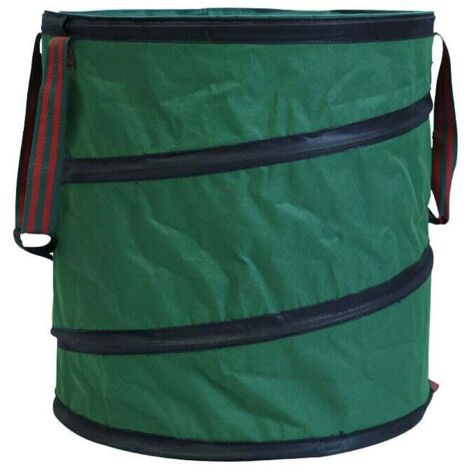 Bolsa recolectora de hojas plegable redonda Ulisem de 10 l para césped de jardín.