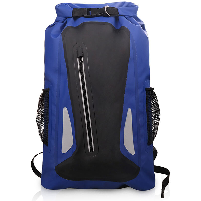 

Bolsa seca impermeable al aire libre, saco seco reflectante 25L, bolsa ligera para equipo de acampada, bolsa de deporte,Azul oscuro