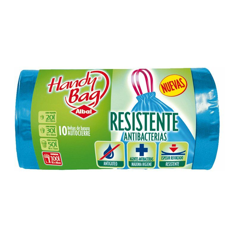 

Bolsas Basura Comun.Antibact.10 Un.