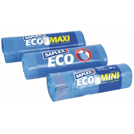 BOLSAS BASURA ECO MINI 45X47CM.20UN