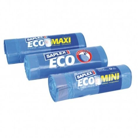 BOLSAS BASURA ECO MINI 45X47CM.20UN -
