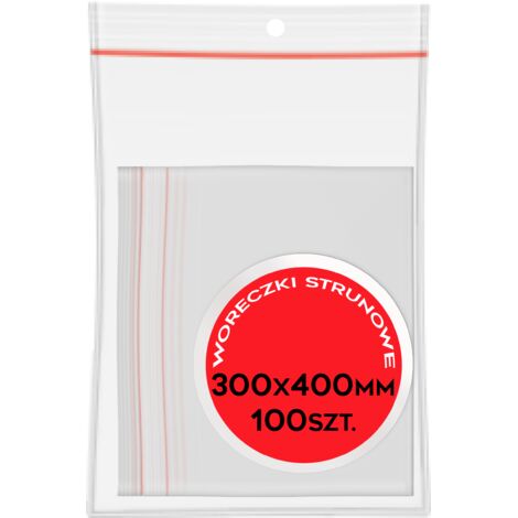 BOLSAS CON CREMALLERA 300/400 100uds