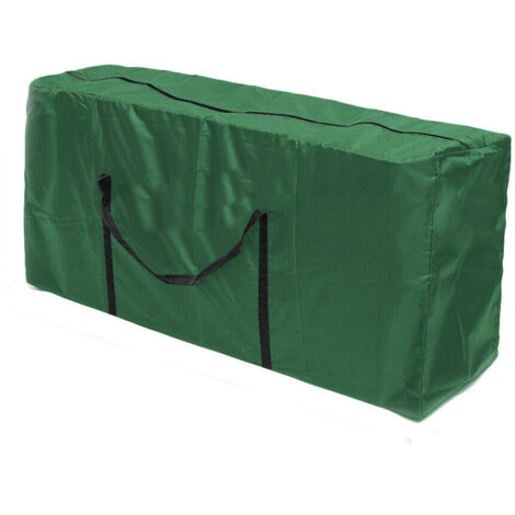 Bolsas de almacenamiento de cojines de tela Oxford 210D impermeables con cremallera y asas para uso en exteriores, estuche de transporte, bolsa para guardar el árbol de Navidad