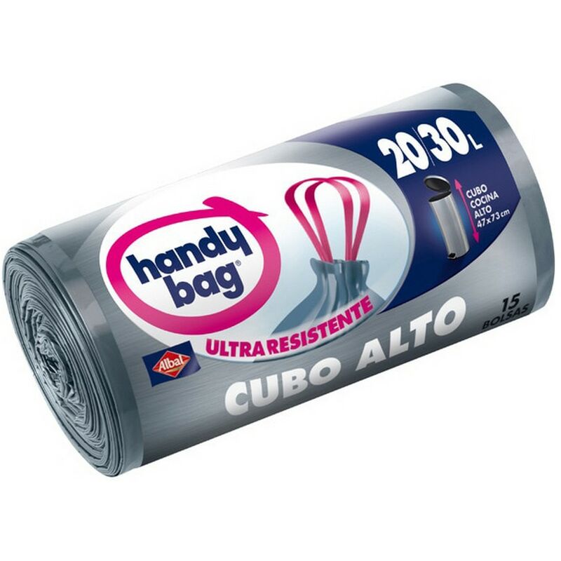 

Bolsas de basura handy bag (15 uds) (30 l) - Rogal