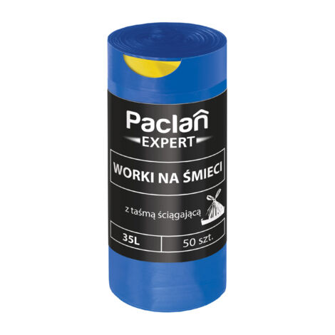 Bolsas de basura Paclan Expert 35L 50 uds 137820