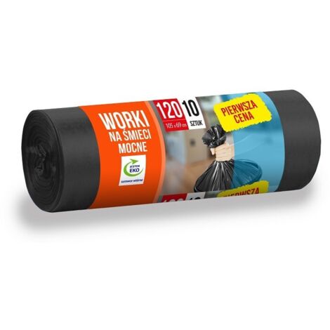 Bolsas de basura resistentes 120 l 10 uds.