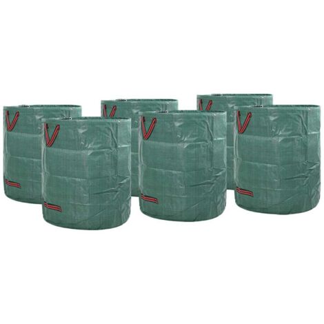 Bolsas de Desechos de Jardín 12 pcs Verde 45 x 45 x 76 cm vidaXL