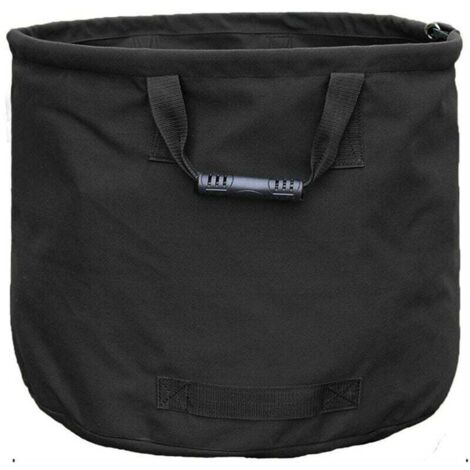Bolsas de jardín KZQ 2 x 262 l, bolsas de jardín resistentes con asa, flexibles, resistentes al agua, resistentes al desgarro, reutilizables, 54 x 45 cm