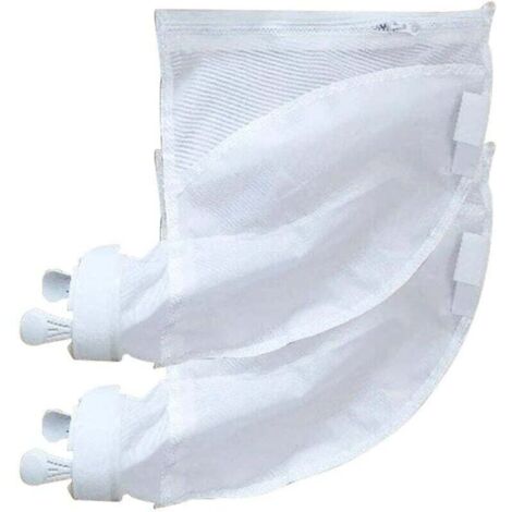 Bolsas de limpieza para piscinas (paquete de 2), bolsa de cuerda ajustable premium para limpiadores de piscinas robóticos Polaris 280 o 480