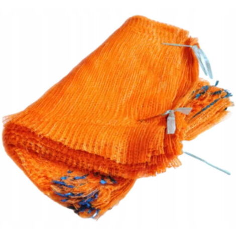 Bolsas de malla para verduras y fruta de naranja 50x80 cm