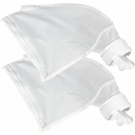 Bolsas de nailon para limpiador de piscinas, bolsa con cremallera de repuesto para Polaris 280 o 480, bolsas de malla multiusos (2 uds)