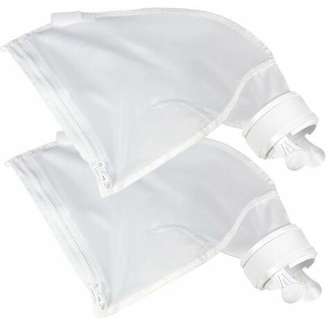 Bolsas de nailon para limpiador de piscinas, bolsa con cremallera de repuesto para Polaris 280 o 480, bolsas de malla multiusos (2 unidades)