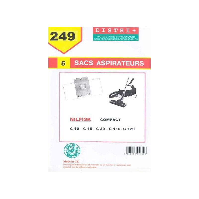 

Bolsas de papel de aspiradora NIlfisk (5 bolsas)