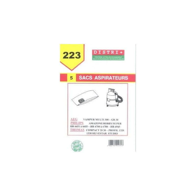 

Bolsas de papel para la aspiradora AEG (5 bolsas)