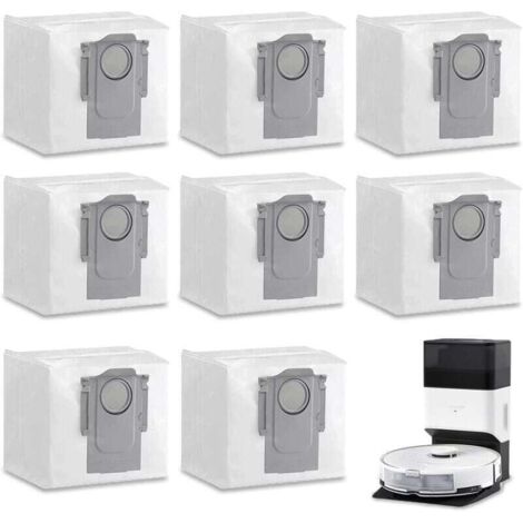 bolsas de polvo para aspiradoras Xiaomi Roborock S7 MaxV Ultra / S7 Pro Ultra / Q7+ / Q7 Max+ / T8 / Q5+, 3 l de gran capacidad. Bolsas de polvo originales Roborock.