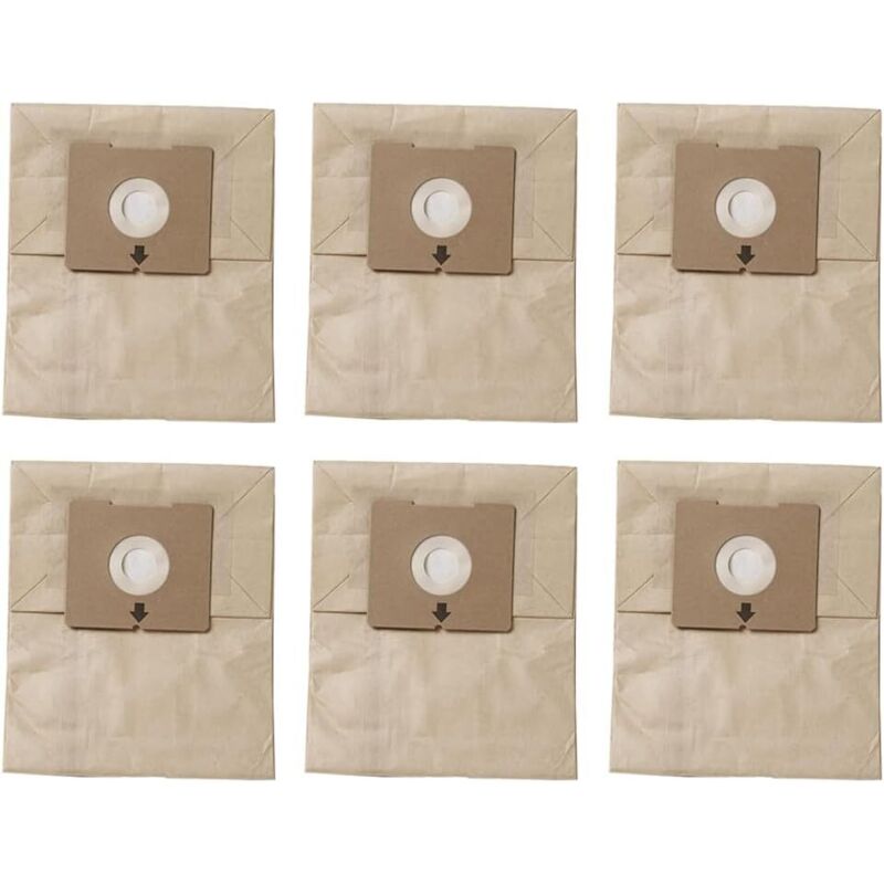 Bolsas de repuesto compatibles con aspiradoras Bissell Zing 4122 Series 2154A 2154W, repuesto para número de pieza 2138425, 213-8425 – paquete de 6