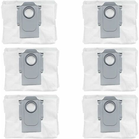 Bolsas de repuesto para aspiradora robot K Q7 Max, Q7 Max+, Q5+, S7 Pro Ultra, S7 MaxV Ultra (paquete de 6)