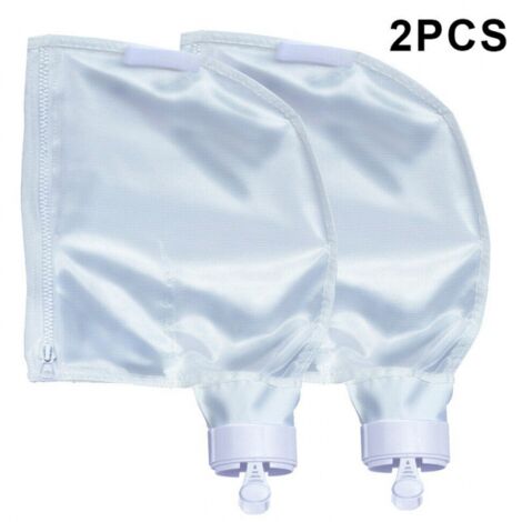 Bolsas de repuesto para limpiafondos Polaris 280 y 480, multiusos, de malla de nailon con cremallera (paquete de 2)