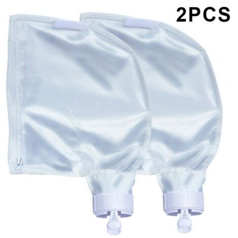 Bolsas de repuesto para limpiafondos Polaris 280 y 480, multiusos, de malla de nailon con cremallera (paquete de 2)