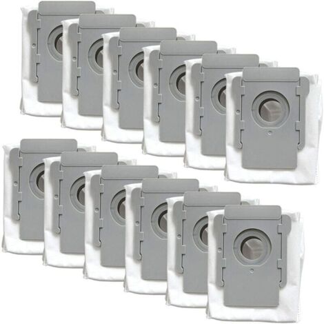 Bolsas para aspiradora robot Roomba – 12 unidades compatibles con i7 (7150), i7+, i7 Plus (7550), s9 (9150), s9+ y s9 Plus (9550, 955020)