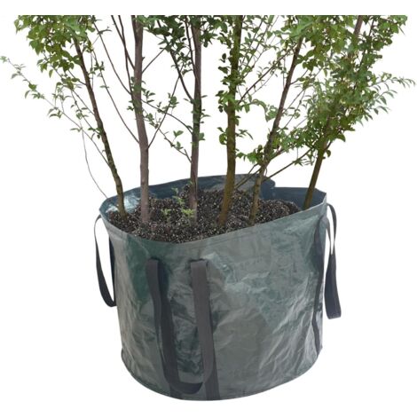 Bolsas para cultivo de árboles, bolsas de cultivo grandes, bolsas de plantación grandes con asas, accesorios de jardín, jardineras multifuncionales, jardineras de exterior para