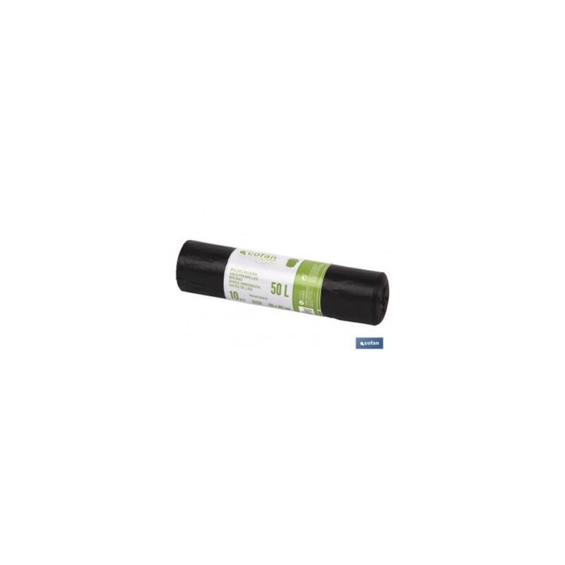 

Cofan - BOLSAS PLASTICO 60x80 G120 50 L C. NEGRO 10 UDS - NEOFERR..